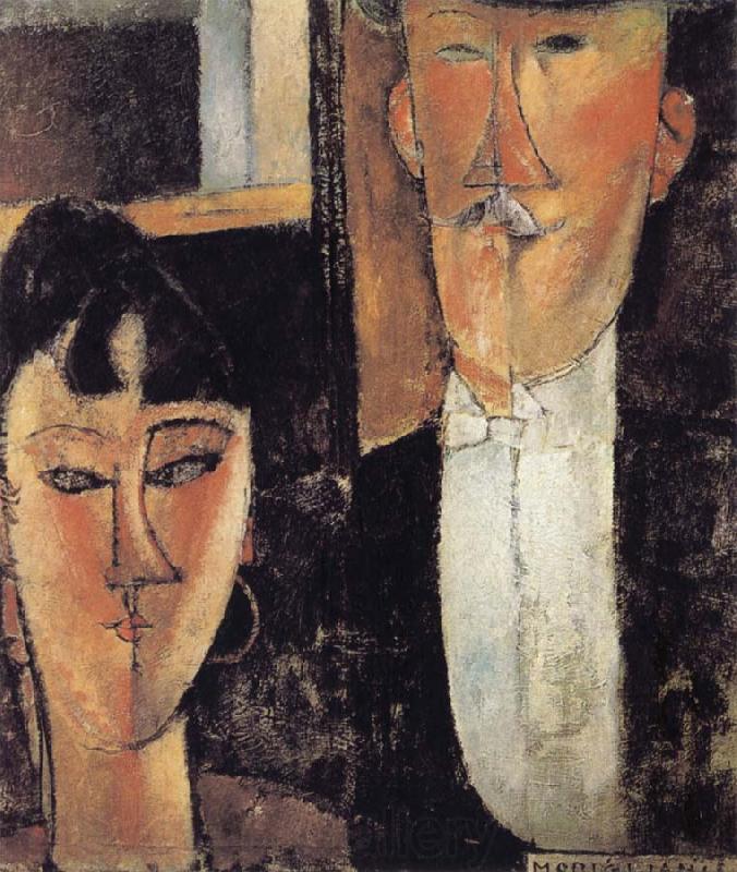 Amedeo Modigliani Bride and Groom